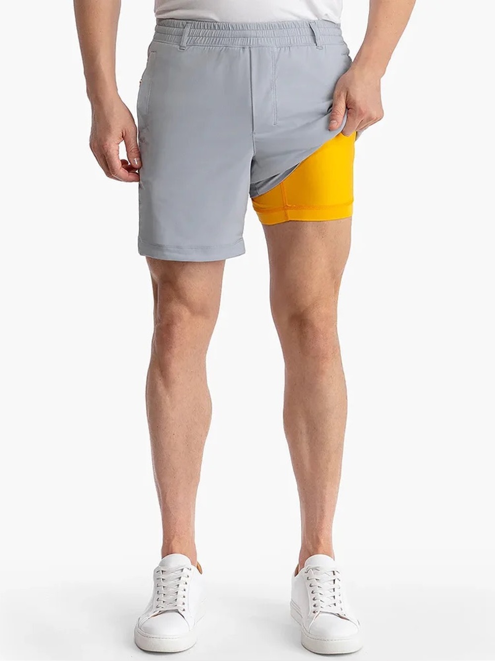 Birddogs Men's Gray Shorts (with liner)